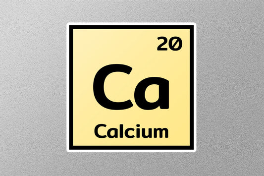 Calcium Periodic Element Sticker