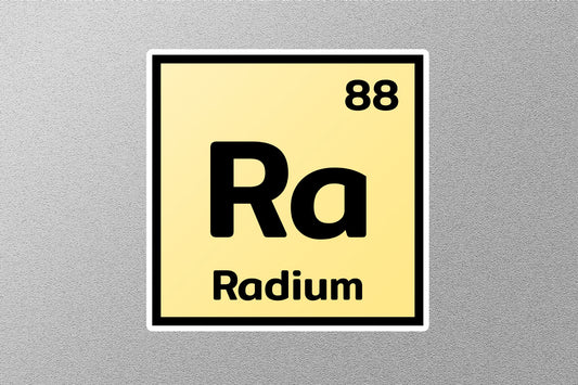 Radium Periodic Element Sticker