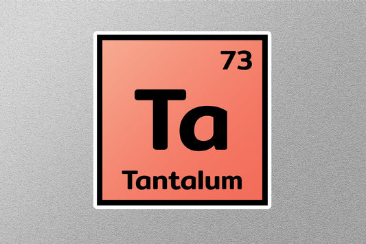 Tantalum Periodic Element Sticker