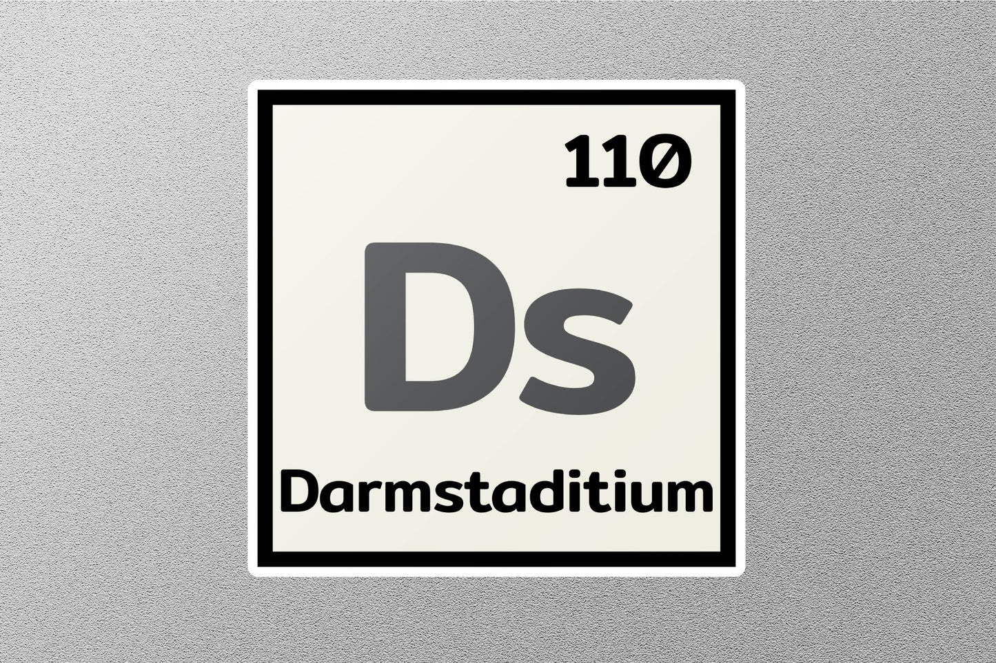 Darmstaditium Periodic Element Sticker