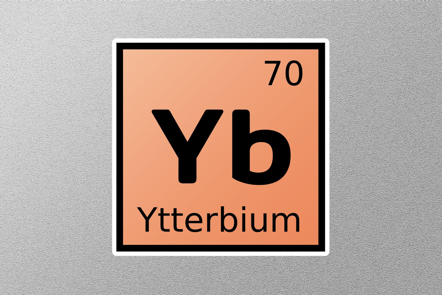 Ytterbium Periodic Element Sticker