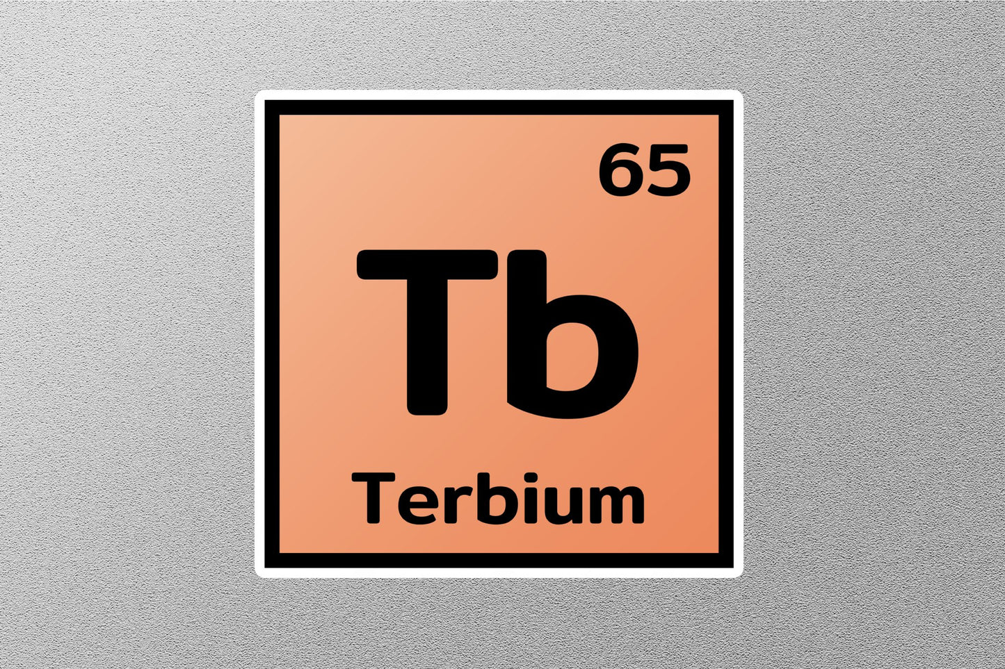 Terbium Periodic Element Sticker