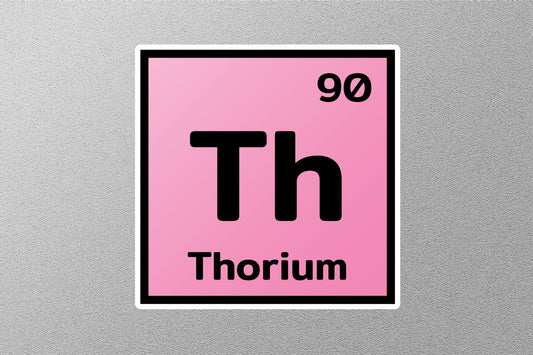 Thorium Periodic Element Sticker