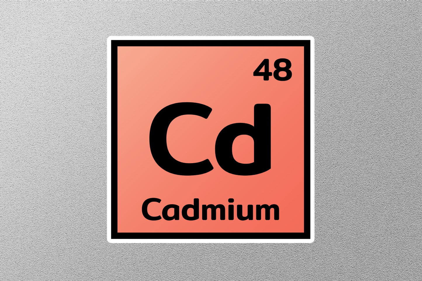Cadmium Periodic Element Sticker