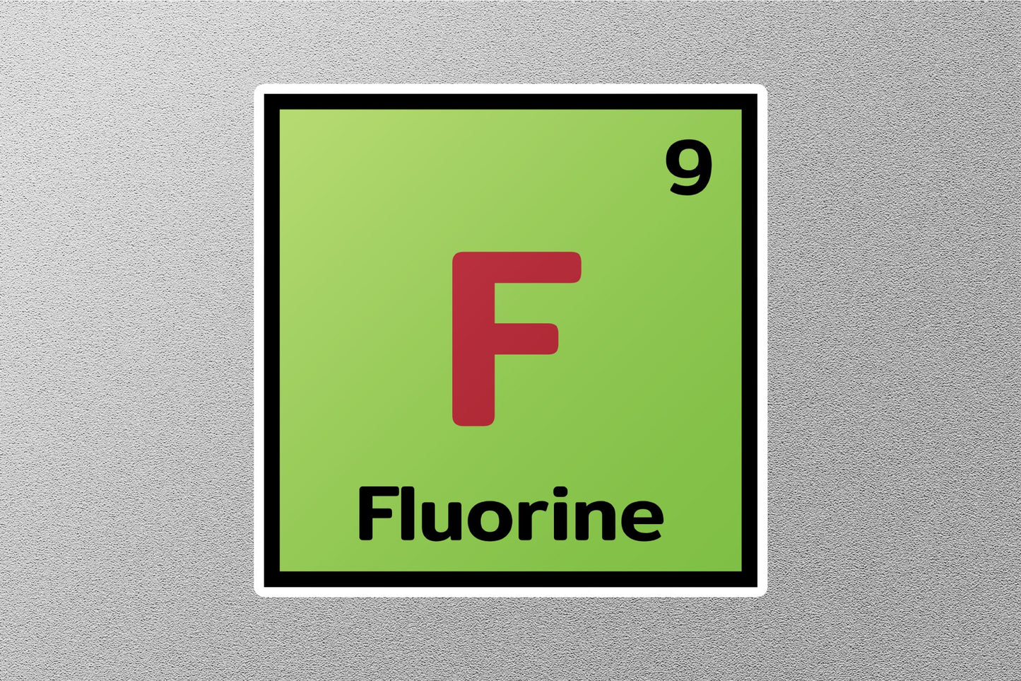 Flurine Periodic Element Sticker