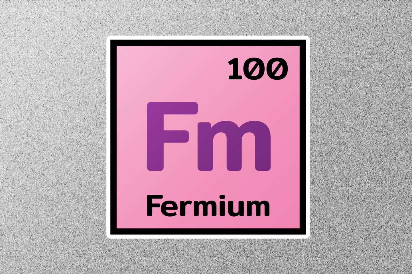 Fermium Periodic Element Sticker