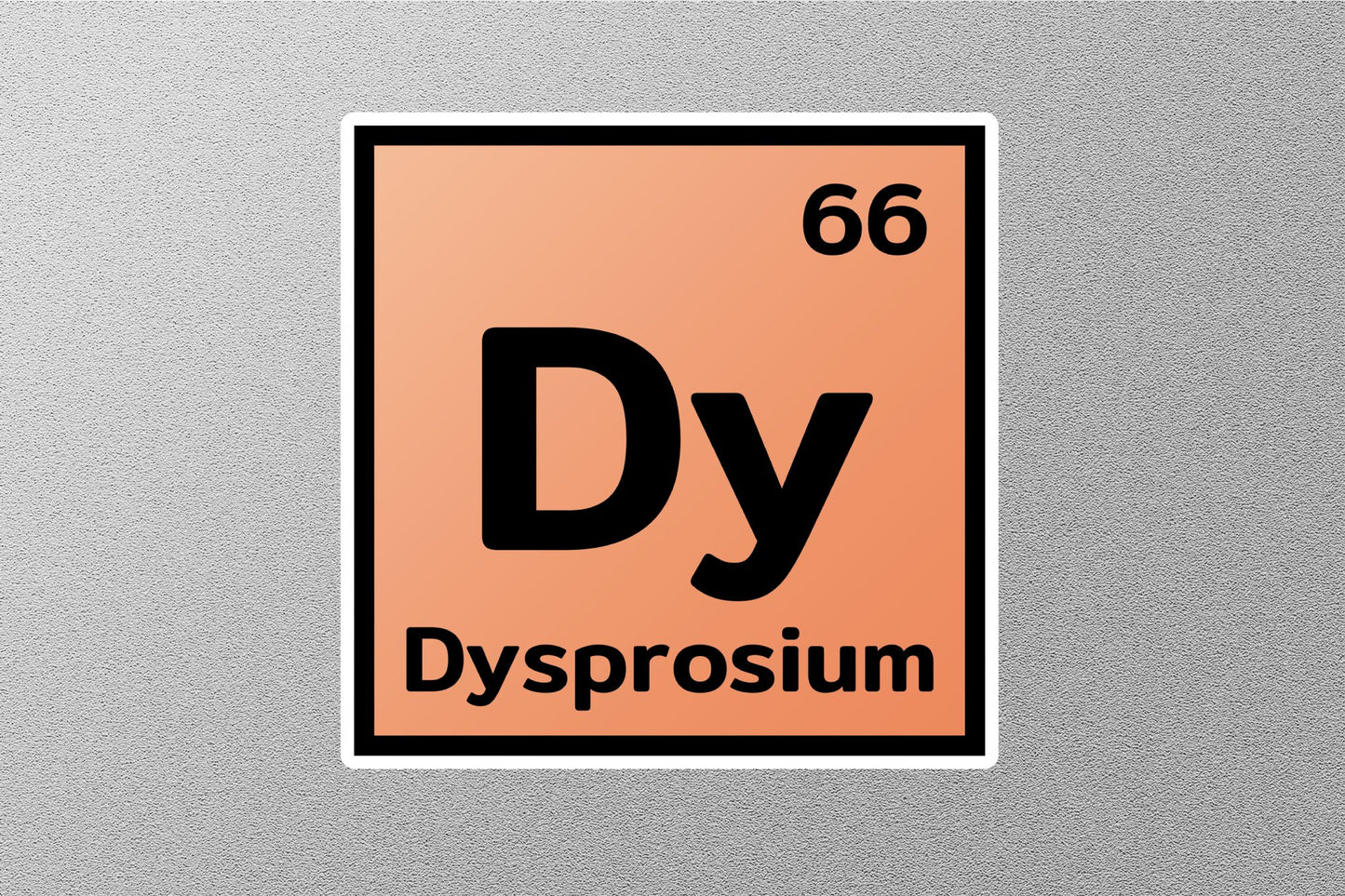 Dysprosium Periodic Element Sticker