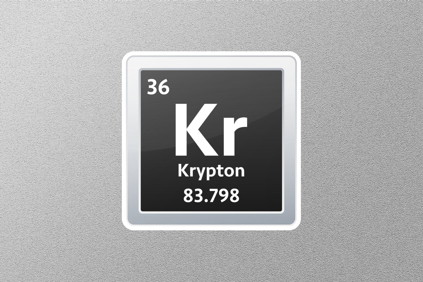 Krypton Periodic Element Sticker