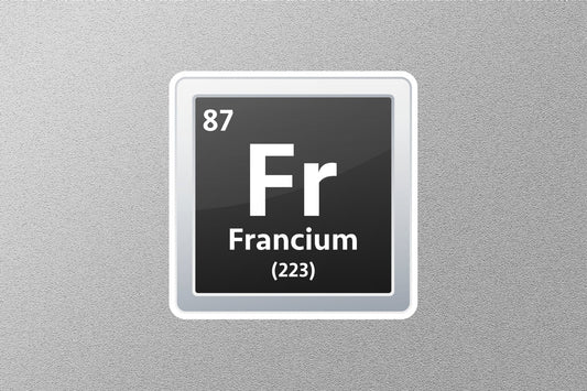 Francium Periodic Element Sticker