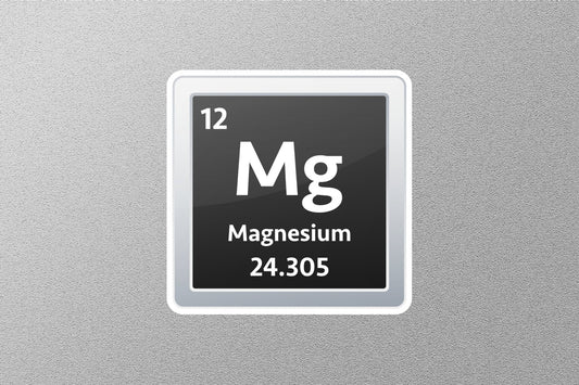 Magnesium Periodic Element Sticker