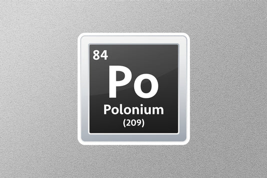 Polonium Periodic Element Sticker