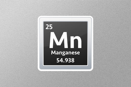 Manganese Periodic Element Sticker
