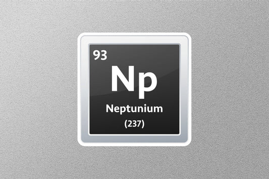 Neptunium Periodic Element Sticker