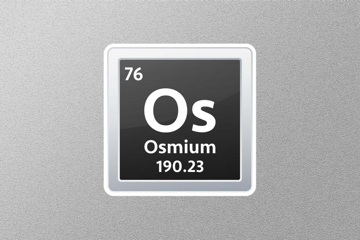 Osmium Periodic Element Sticker