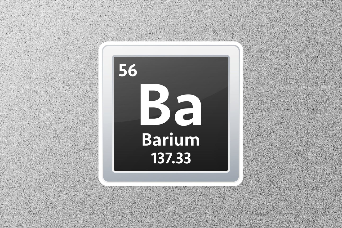 Barium Periodic Element Sticker