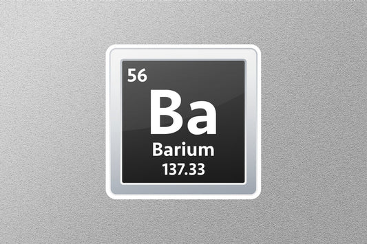 Barium Periodic Element Sticker