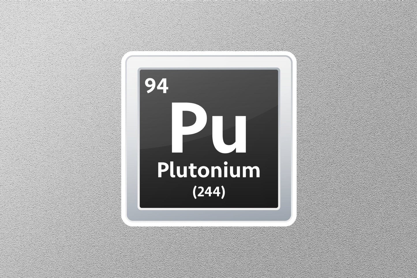 Plutonium Periodic Element Sticker
