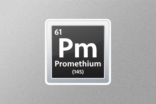 Promethium Periodic Element Sticker