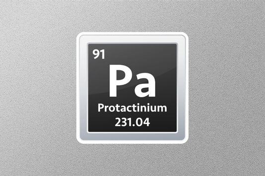 Protactinium Periodic Element Sticker