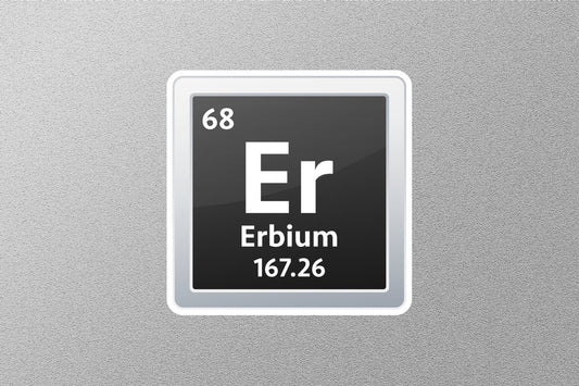 Erbium Periodic Element Sticker