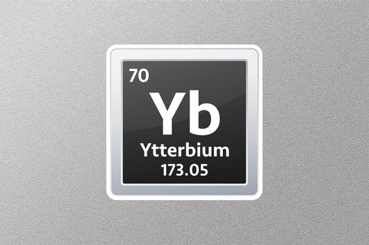 Ytterbium Periodic Element Sticker