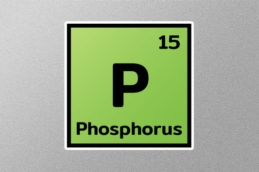 Phosphorus Periodic Element Sticker
