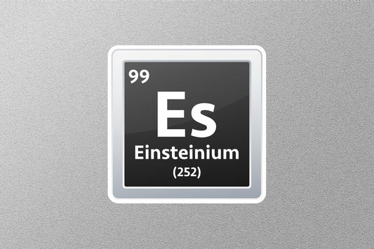 Einsteinium Periodic Element Sticker