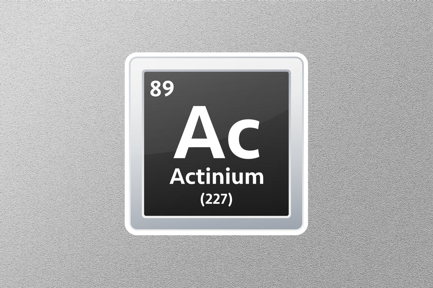 Actinium Periodic Element Sticker