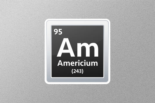 Americium Periodic Element Sticker
