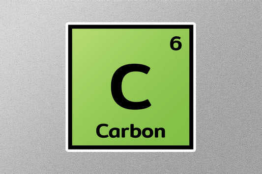Carbon Periodic Element Sticker
