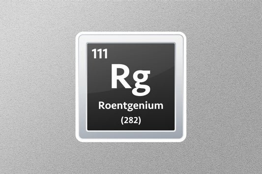 Roentgenium Periodic Element Sticker