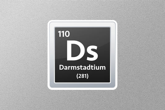 Darmstaditium  Periodic Element Sticker