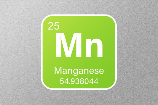 Manganese Periodic Element Sticker