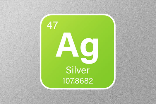 Silver Periodic Element Sticker