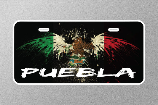 PUEBLA Mexico Licence Plate Sticker