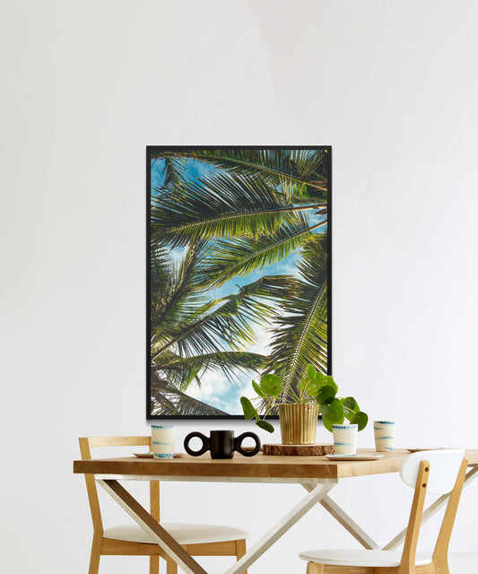 Palm Leaves Poster - Matte Paper