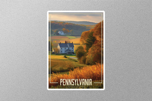 Dreamy Pennsylvania Travel Stickers