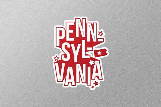 Pennsylvania 2 State Sticker