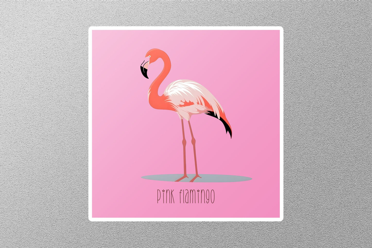 Wholesale Pink Flamingo Sticker