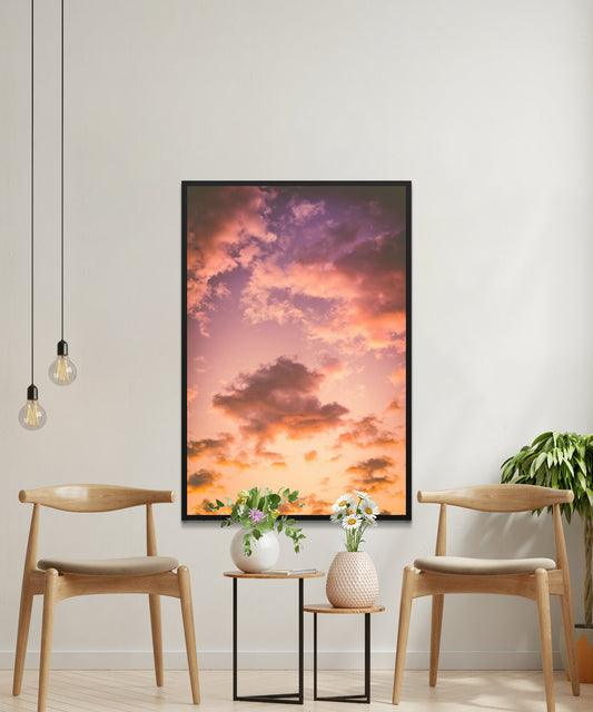 Pink Sunset Poster - Matte Paper