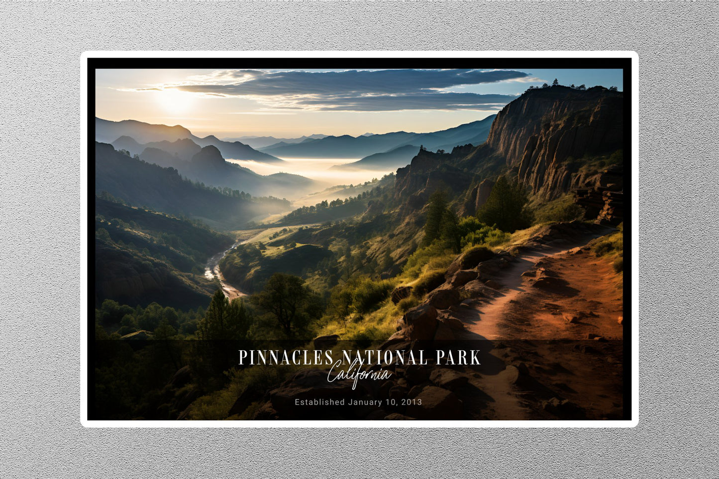 Pinnacles Sunrise National Park Sticker