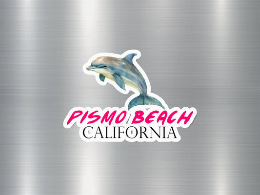 Pismo Beach California Dolphin Sticker