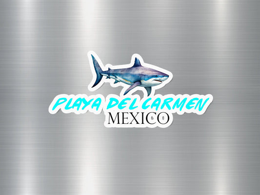 Playa Del Carmen Mexico Shark Sticker