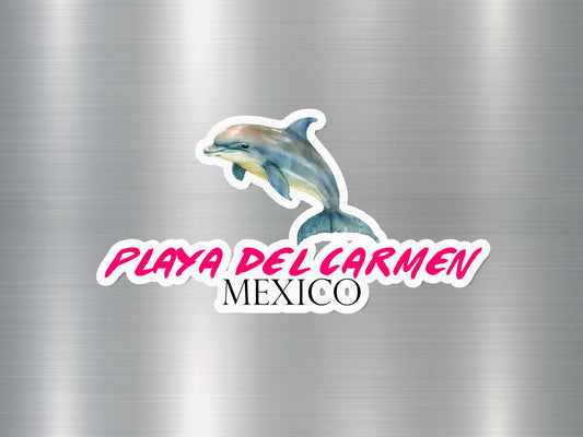 Playa Del Carmen Mexico Dolphin Sticker