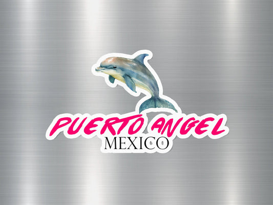 Puerto Angel Mexico Dolphin Sticker