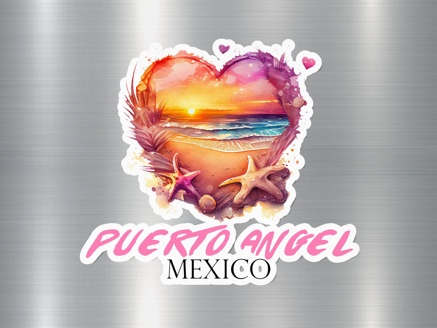 Wholesale Puerto Angel Mexico Heart Sticker