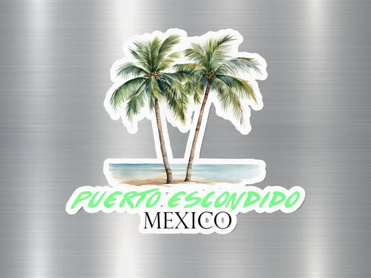 Wholesale Puerto Escondido Mexico Palm Tree Sticker