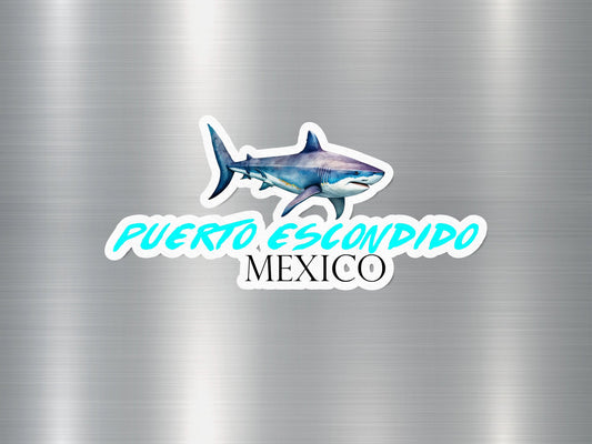 Puerto Escondido Mexico Shark Sticker