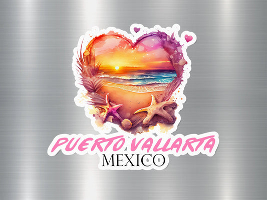 Wholesale Puerto Vallarta Mexico Heart Sticker
