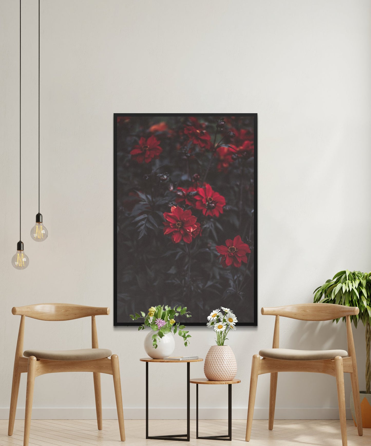 Red Flower Poster - Matte Paper